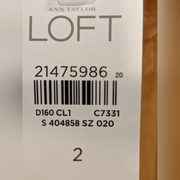 NWT Loft Leather midi Skirt with pockets Boho camel color size 2 - Picture 6 of 13